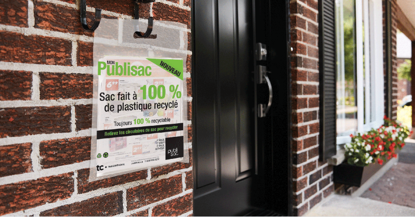 Notre nouveau sac fait à 100 % de plastique recyclé fait son entrée sur l’île de Montréal